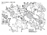 Bosch 0 603 338 5C2 Psb 15 Re Percussion Drill 230 V / Eu Spare Parts